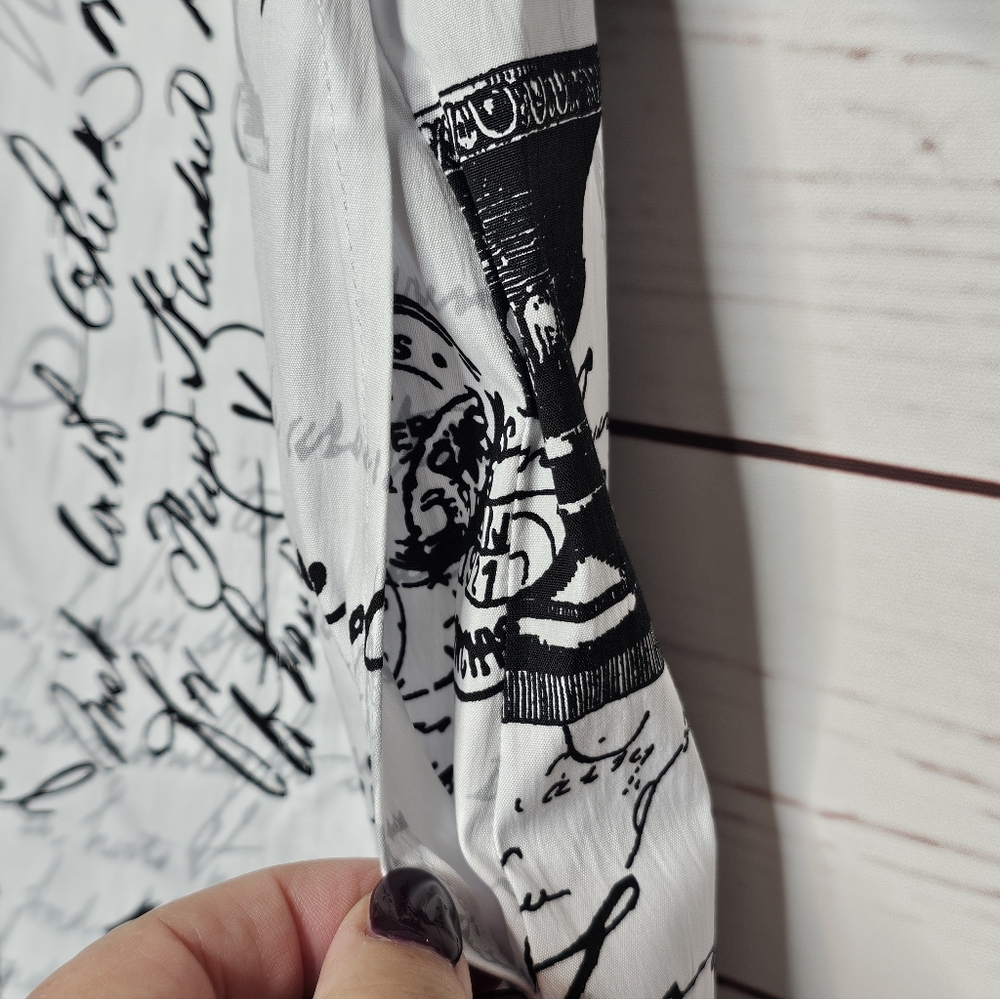 Habitat Paris Print Shirtdress - Picture 8 of 14